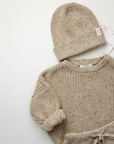 Knitted Hat | Speckled Beige