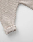 Knitted Pants | Light beige