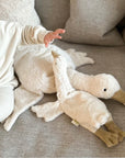 Large Goose Heatable Cuddly Toy | White