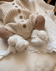 Cotton Baby Shoes | White